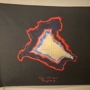 Tyler Childer’s Purgatory Wall Art - Black with Red & Blue Accent